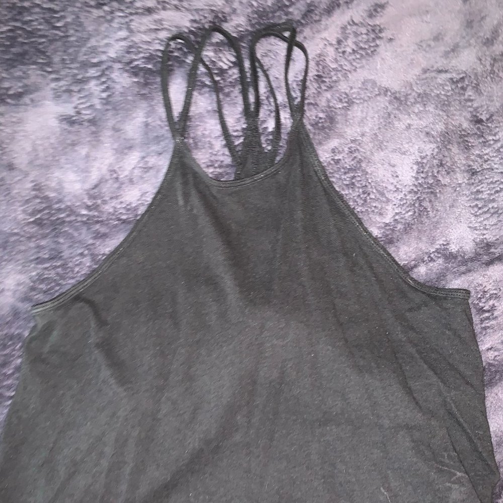 Black Racerback Tank